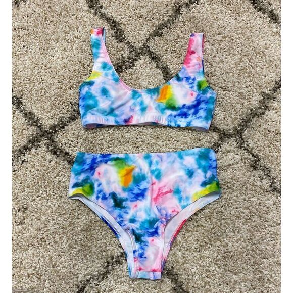 Bombshell Tie Dye Bikini Swimwear Size Medium NWOT - Picture 2 of 6